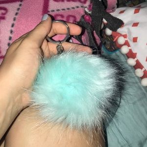Tiffany blue puff ball